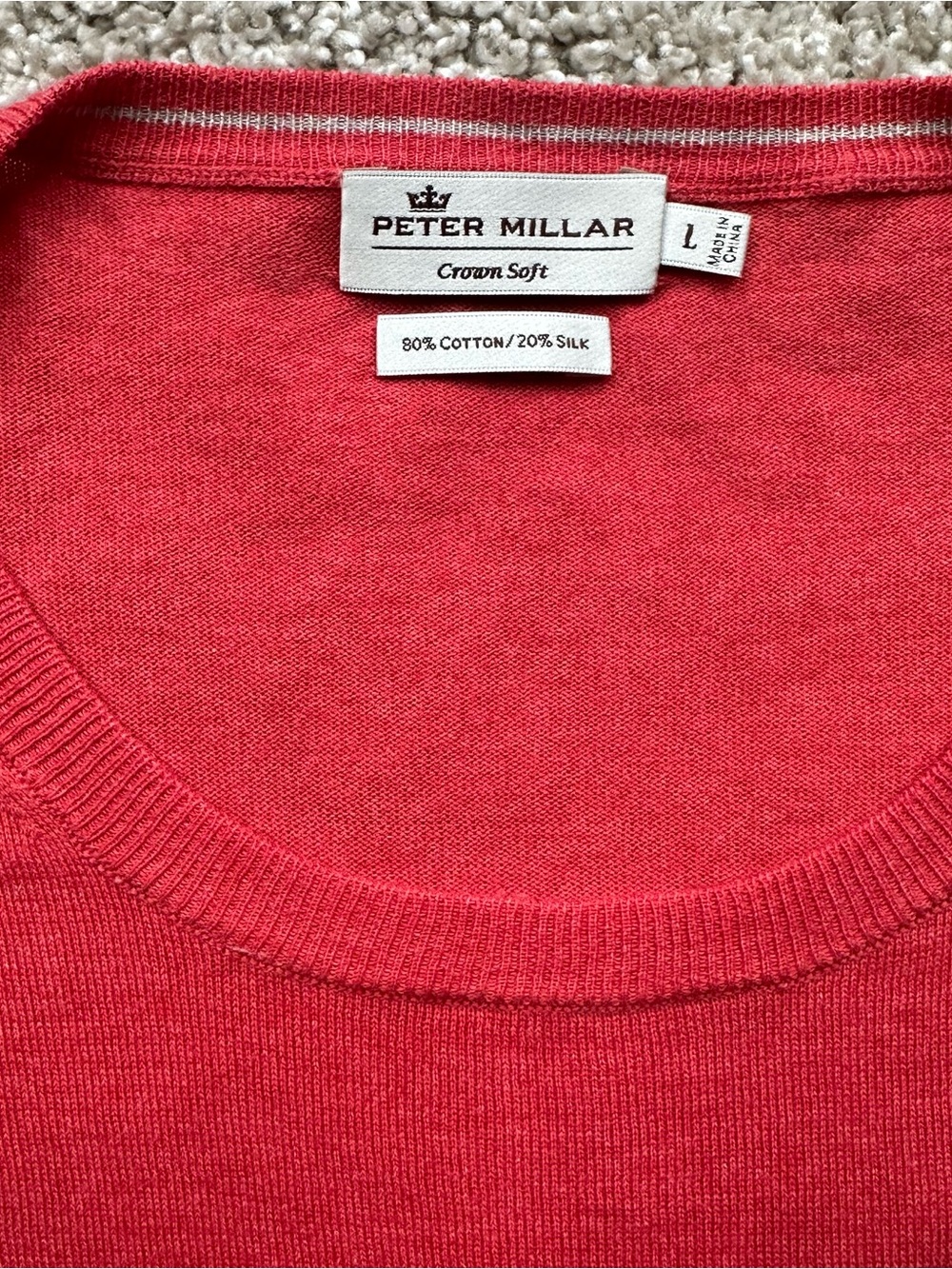 Peter Millar Coral Crewneck Sweater - Crown Soft